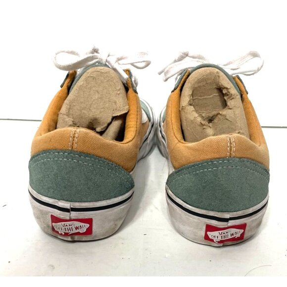 Vans Old Skool Pro Oak Buff Oil Blue Mens Size 7 Skate Shoes - Picture 8 of 10